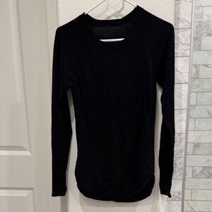 Lululemon Women's Black Long Sleeve Top